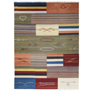 K3710-Afghanistan-Kilim-14-x-10