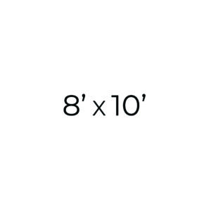 8' x 10'